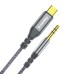 Кабель мультимедийный USB-C to 3.5mm M 1.2m gray ColorWay (CW-CBPDJ071-G)