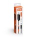Кабель питания USB to DC 5.5x2.5mm 12V 1.0m black ColorWay (CW-CBUD067-BK)