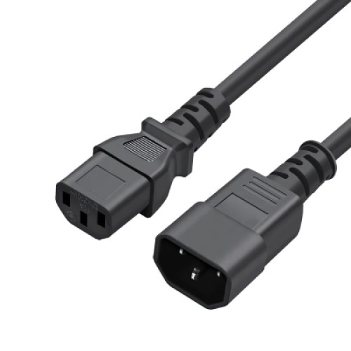 Кабель питания C13 to C14 1.8m black ColorWay (CW-CBP087-BK)