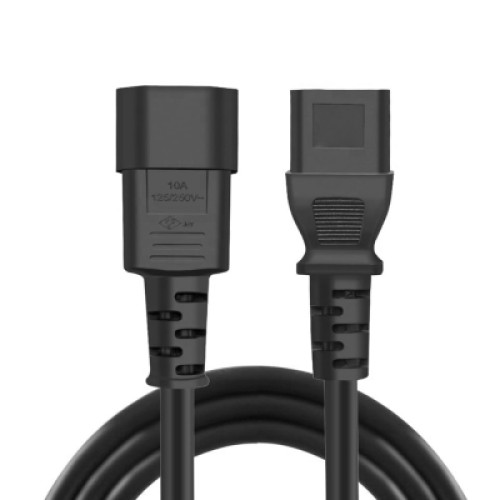 Кабель питания C13 to C14 1.8m black ColorWay (CW-CBP087-BK)