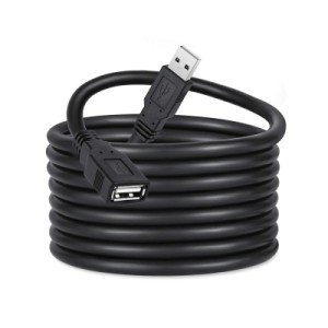 Дата кабель USB 2.0 AM/AF 1.8m black ColorWay (CW-CBUF076-BK)