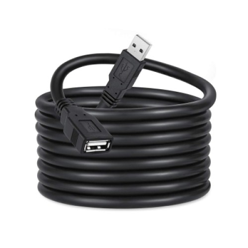 Дата кабель USB 2.0 AM/AF 1.8m black ColorWay (CW-CBUF076-BK)