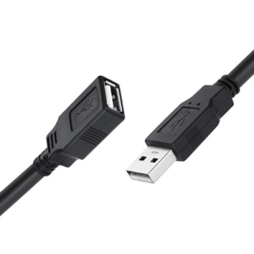 Дата кабель USB 2.0 AM/AF 1.8m black ColorWay (CW-CBUF076-BK)