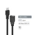 Дата кабель USB 2.0 AM/AF 1.8m black ColorWay (CW-CBUF076-BK)
