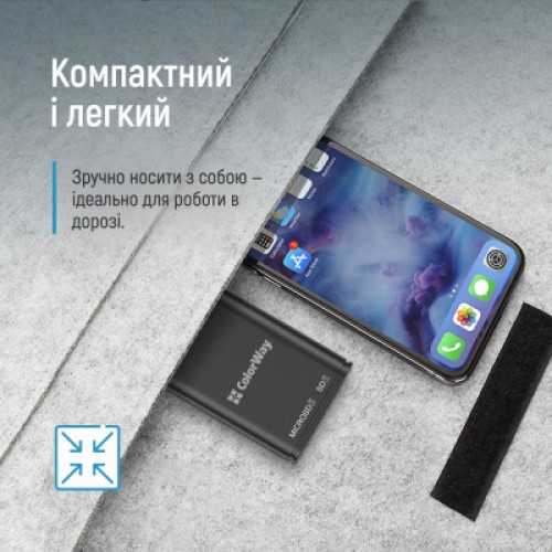Считыватель флеш-карт ColorWay USB-C to USB 3.0/SD/MicroSD (CW-CR-02)