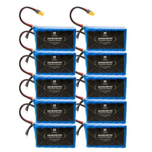 Аккумулятор для дрона Vinga Li-Ion 6S3P 15000mAh коробка 10 шт (JHY Li-Ion 21700 5000mAh) (V6S3P-10PCS-15000MAH)