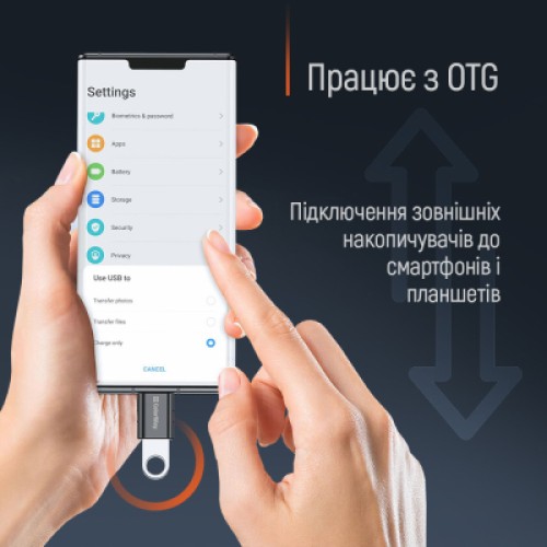 Переходник OTG USB 3.2 AF to USB-C ColorWay (CW-AD-AC3)