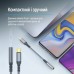 Переходник USB-C to 3.5mm F 0.14m gray ColorWay (CW-AD-CJ)