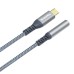 Переходник USB-C to 3.5mm F 0.14m gray ColorWay (CW-AD-CJ)