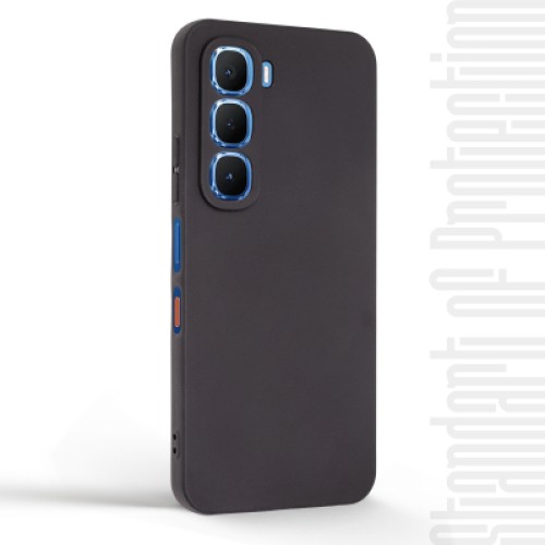 Чехол для мобильного телефона Armorstandart Matte Slim Fit Infinix Hot 60 4G Camera cover Black (ARM87260) Чехол для мобильного телефона Armorstandart Matte Slim Fit Infinix Hot 60 4G Camera cover Black (ARM87260)