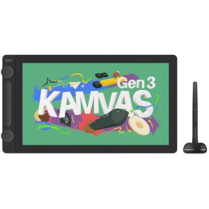 Графический планшет Huion Kamvas 16 Gen3 Black + рукавичка (GS1563)