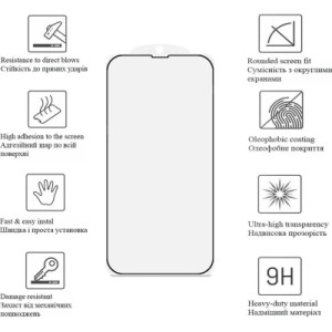 Скло захисне Drobak Ceramics Apple iPhone 17 Pro (333354)