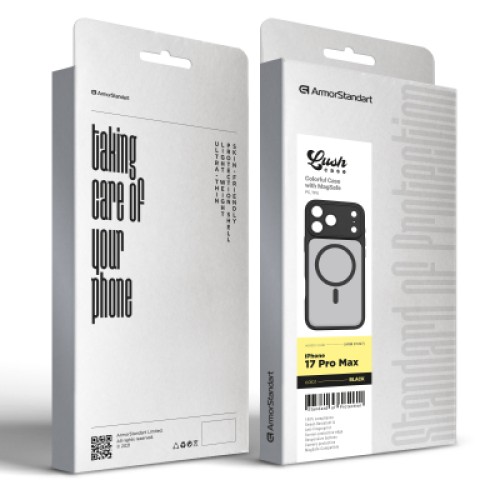 Чехол для мобильного телефона Armorstandart Lush MagCase Apple iPhone 17 Pro Max Black (ARM87497) Чехол для мобильного телефона Armorstandart Lush MagCase Apple iPhone 17 Pro Max Black (ARM87497)