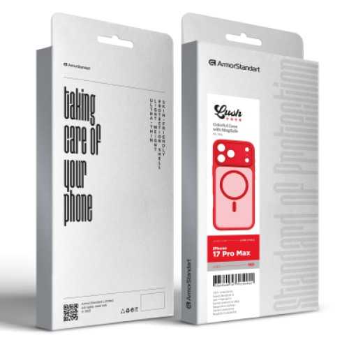 Чехол для мобильного телефона Armorstandart Lush MagCase Apple iPhone 17 Pro Max Red (ARM87504) Чехол для мобильного телефона Armorstandart Lush MagCase Apple iPhone 17 Pro Max Red (ARM87504)