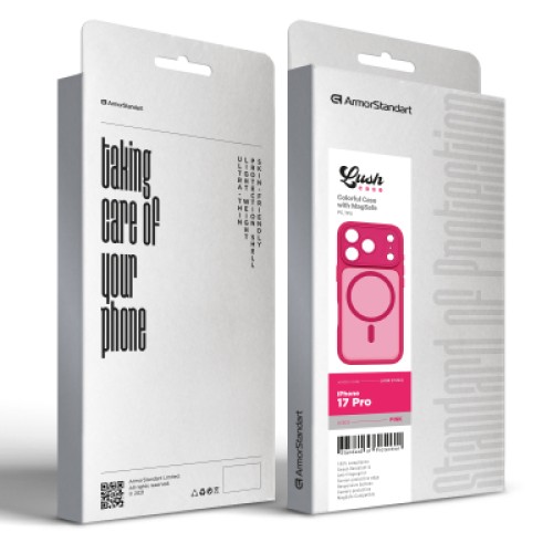 Чехол для мобильного телефона Armorstandart Lush MagCase Apple iPhone 17 Pro Pink (ARM87494) Чехол для мобильного телефона Armorstandart Lush MagCase Apple iPhone 17 Pro Pink (ARM87494)