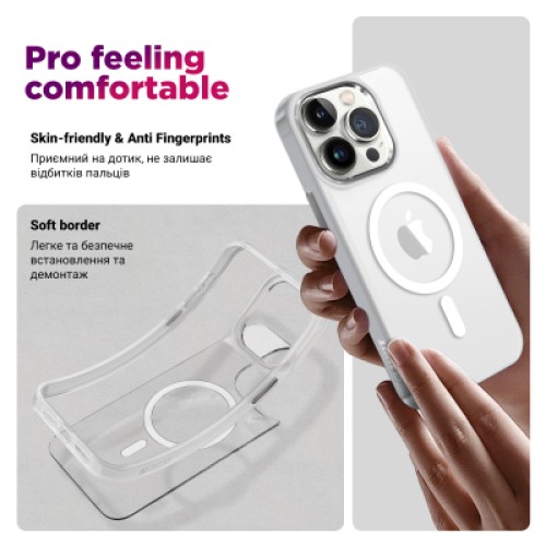 Чехол для мобильного телефона Armorstandart Unit MagCase Apple iPhone 17 Matte Clear (ARM86283) Чехол для мобильного телефона Armorstandart Unit MagCase Apple iPhone 17 Matte Clear (ARM86283)