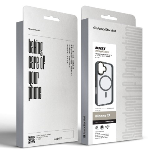 Чехол для мобильного телефона Armorstandart Unit MagCase Apple iPhone 17 Titanium Grey (ARM86285) Чехол для мобильного телефона Armorstandart Unit MagCase Apple iPhone 17 Titanium Grey (ARM86285)