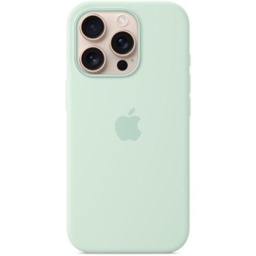 Чехол для мобильного телефона Apple iPhone 16 Pro Silicone with MagSafe - Aquamarine Model A3315 (MDG04ZM/A) Чехол для мобильного телефона Apple iPhone 16 Pro Silicone with MagSafe - Aquamarine Model A3315 (MDG04ZM/A)