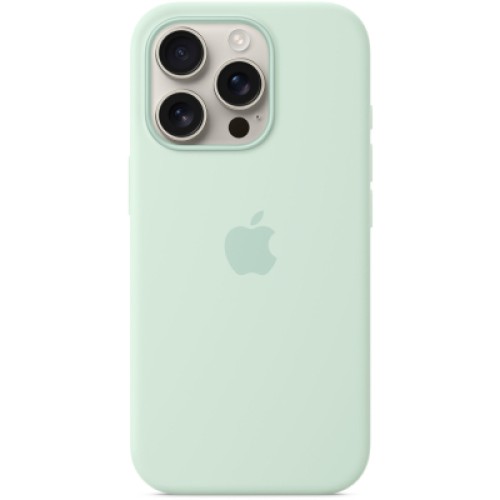 Чехол для мобильного телефона Apple iPhone 16 Pro Silicone with MagSafe - Aquamarine Model A3315 (MDG04ZM/A) Чехол для мобильного телефона Apple iPhone 16 Pro Silicone with MagSafe - Aquamarine Model A3315 (MDG04ZM/A)