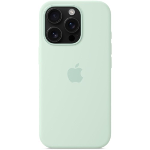 Чехол для мобильного телефона Apple iPhone 16 Pro Silicone with MagSafe - Aquamarine Model A3315 (MDG04ZM/A) Чехол для мобильного телефона Apple iPhone 16 Pro Silicone with MagSafe - Aquamarine Model A3315 (MDG04ZM/A)