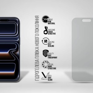 Пленка защитная Armorstandart hydrogel Matte Apple iPhone 17 Pro (ARM86172)