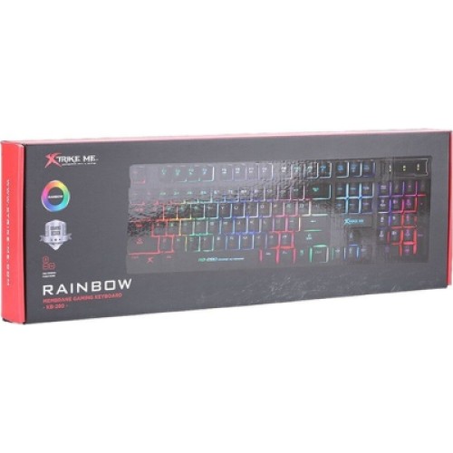 Клавиатура Xtrike ME KB-280 RGB Black (KB-280)