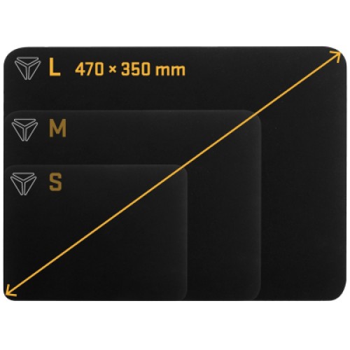 Коврик для мышки YENKEE YPM 47 Speed Top L Black (45015888)