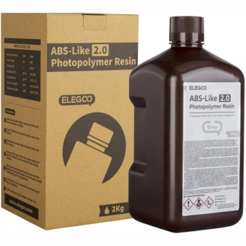 Фотополимерная смола ELEGOO Resin, Standard 2кг, grey (50.103.0273)