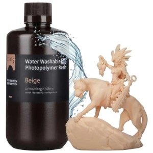 Фотополімерна смола ELEGOO Resin, Water Washable, 2.0 1кг, beige (50.103.0201)