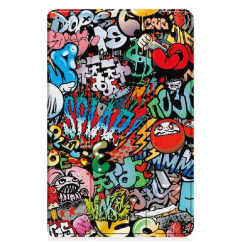 Чехол для планшета BeCover Smart Case Samsung Galaxy Tab A11 Plus SM-X236B 11.0" Graffiti (714005)