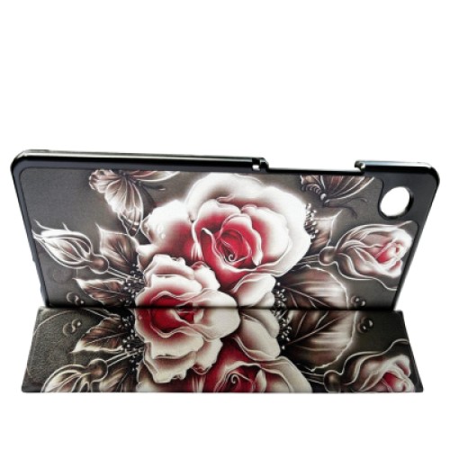 Чехол для планшета BeCover Smart Case Samsung Galaxy Tab A11 SM-X133/X135 8.7" Black Rose (713983)