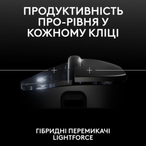 Мышка Logitech G Pro X Superlight 2 Dex Wireless Black (910-007357) Мышка Logitech G Pro X Superlight 2 Dex Wireless Black (910-007357)