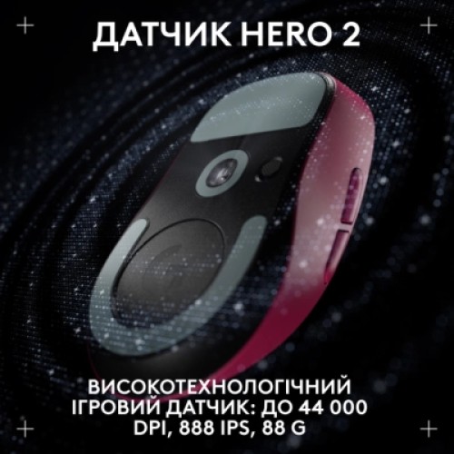 Мышка Logitech G Pro X Superlight 2 Dex Wireless Pink (910-007373) Мышка Logitech G Pro X Superlight 2 Dex Wireless Pink (910-007373)