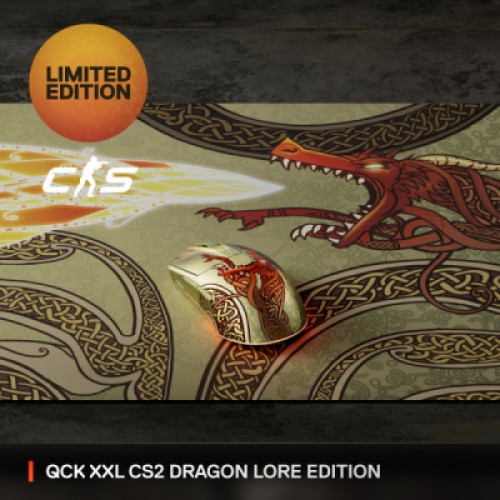 Коврик для мышки SteelSeries Qck XXL CS2 Edition Dragon Lore (63448)