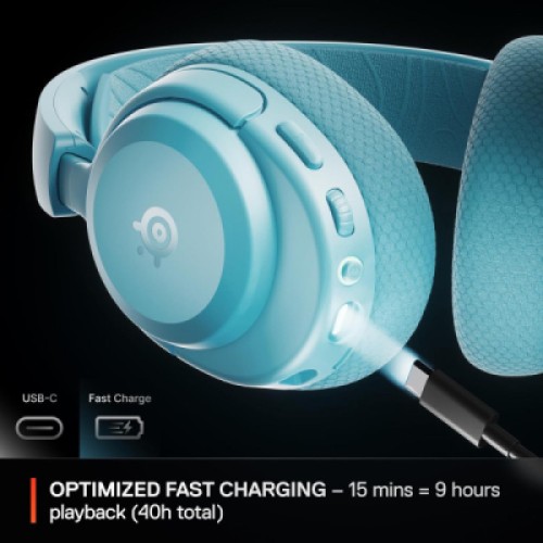 Наушники SteelSeries Arctis Nova 3P Wireless MultiPlatform Aqua (61688)