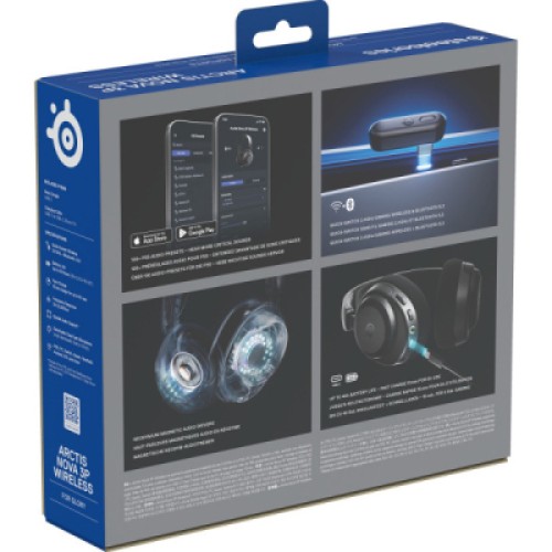 Наушники SteelSeries Arctis Nova 3P Wireless MultiPlatform Black (61686)