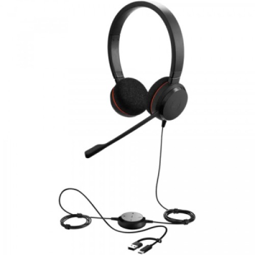Наушники Jabra Evolve 20 Stereo USB C/A MS (4999-823-169)