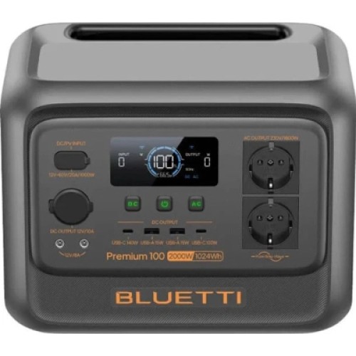 Зарядная станция BLUETTI Premium 100 V2 2000W 1024Wh (PR100V2) Зарядная станция BLUETTI Premium 100 V2 2000W 1024Wh (PR100V2)