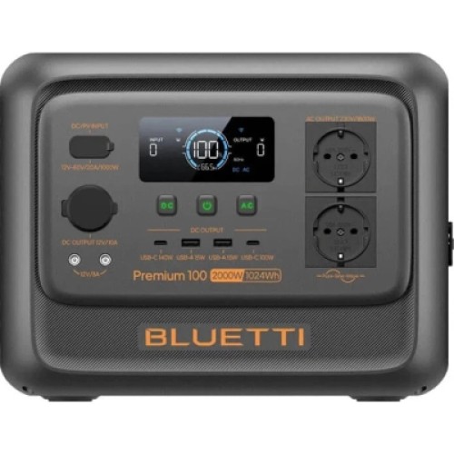 Зарядная станция BLUETTI Premium 100 V2 2000W 1024Wh (PR100V2) Зарядная станция BLUETTI Premium 100 V2 2000W 1024Wh (PR100V2)