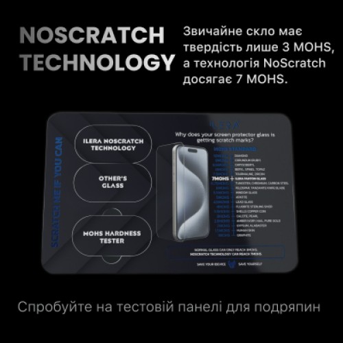 Стекло защитное iLera Fantom Glass iPhone 16 Pro Max (ILFANT16PRMX)