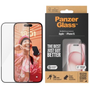 Скло захисне PANZERGLASS iPhone 15 (PG_2809)