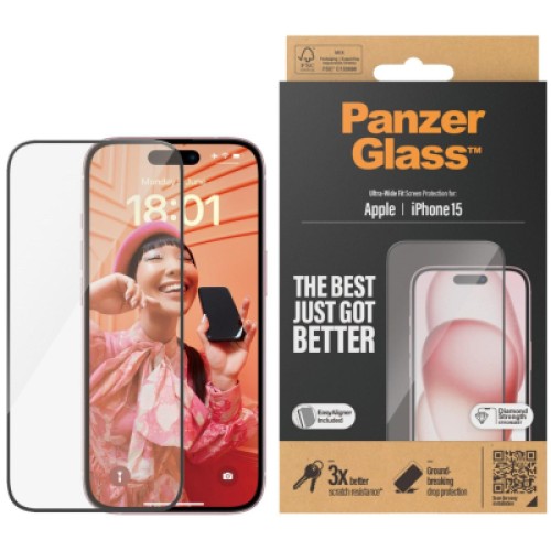 Стекло защитное PANZERGLASS iPhone 15 (PG_2809) Стекло защитное PANZERGLASS iPhone 15 (PG_2809)