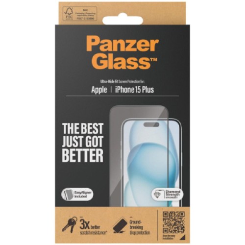 Стекло защитное PANZERGLASS iPhone 15 Plus (PG_2811) Стекло защитное PANZERGLASS iPhone 15 Plus (PG_2811)