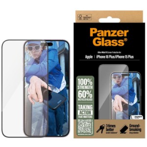 Скло захисне PANZERGLASS iPhone 16 Plus | 15 Plus (PG_2863)