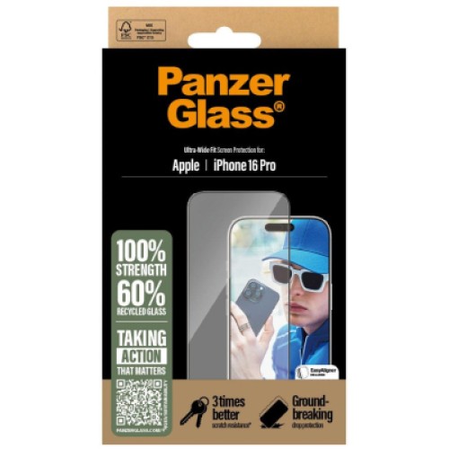 Стекло защитное PANZERGLASS iPhone 16 Pro (PG_2862)