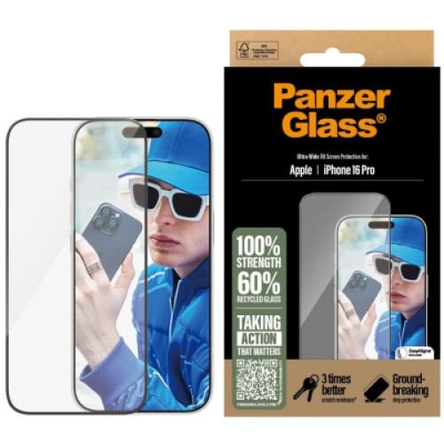 Стекло защитное PANZERGLASS iPhone 16 Pro (PG_2862)