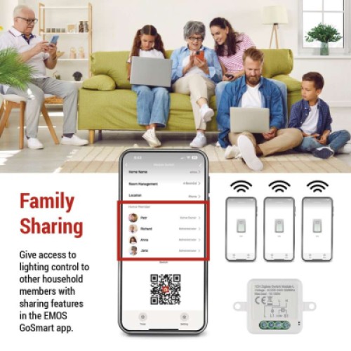 Модуль управления умным домом EMOS H5103 ZigBee 3.0 1-Channel (H5103) Модуль управления умным домом EMOS H5103 ZigBee 3.0 1-Channel (H5103)