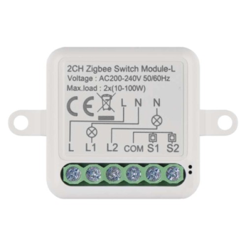 Модуль управления умным домом EMOS H5104 ZigBee 3.0 2-Channel (H5104) Модуль управления умным домом EMOS H5104 ZigBee 3.0 2-Channel (H5104)