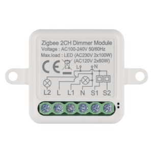 Модуль управління розумним будинком EMOS H5108 ZigBee 3.0 2-Channel Dimmer (H5108)