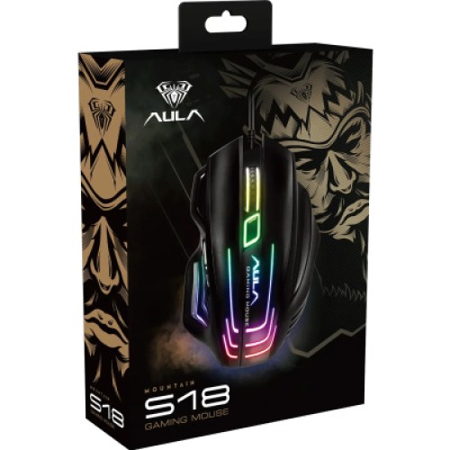 Мышка Aula S18 USB Black (S18)